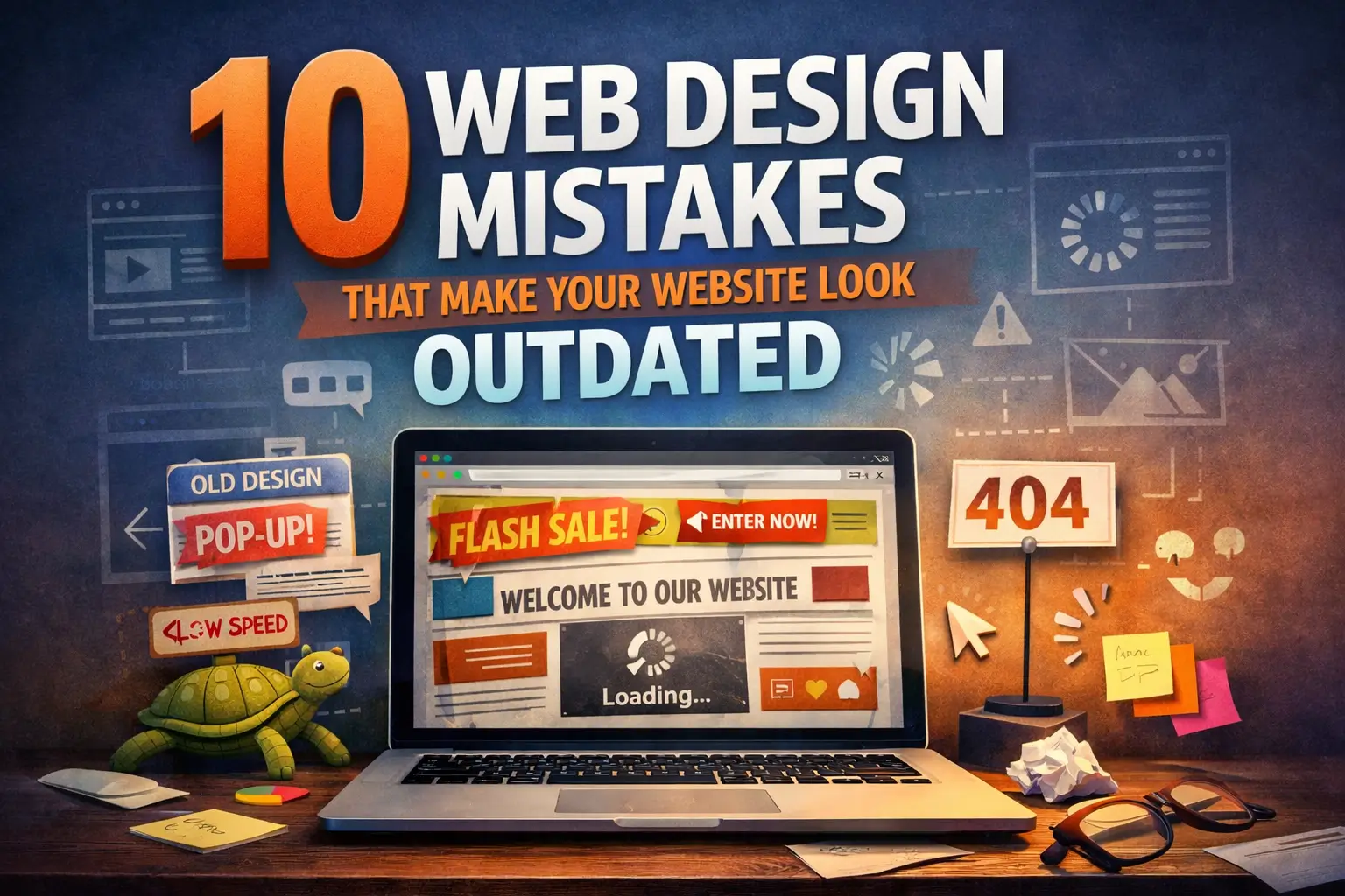 10 Web Design Mistakes That Make Your Website Look Outdated