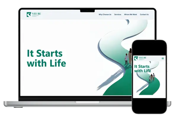 Veere website design by Omar Halabi