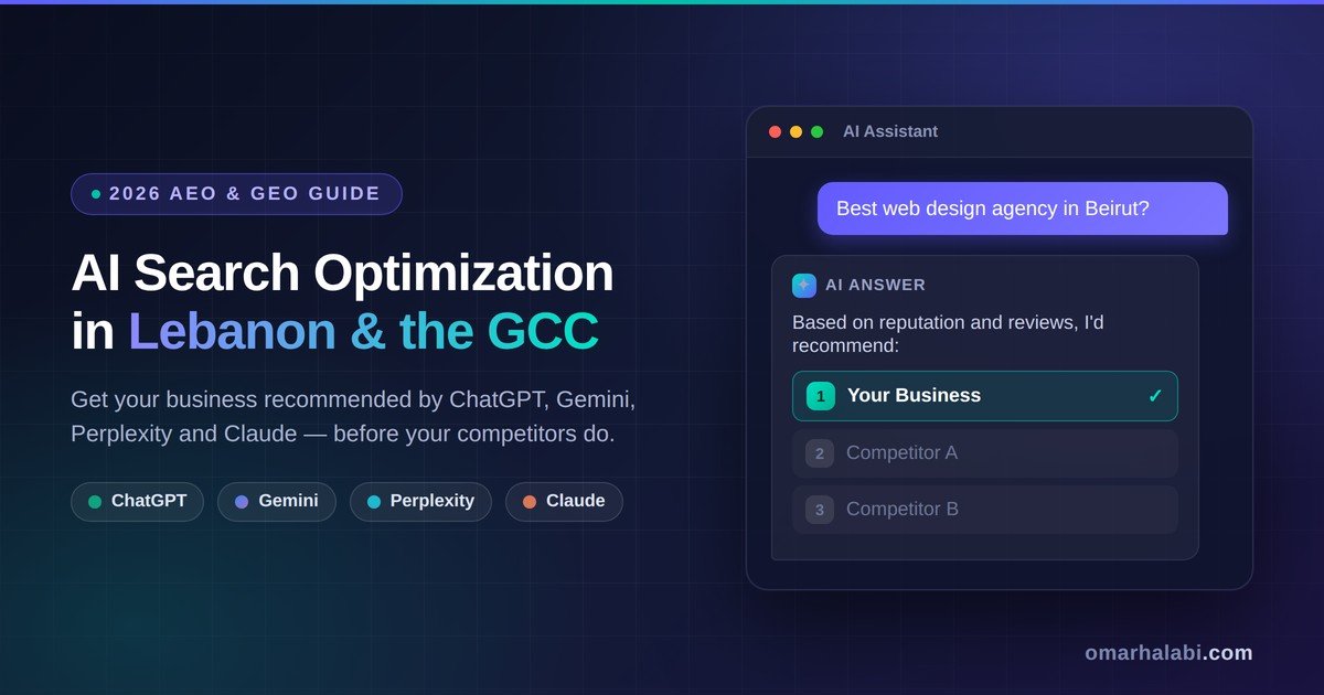 AI Search Optimization in Lebanon and the GCC: The 2026 Playbook